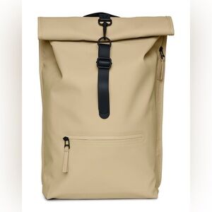 NWT RAINS Rolltop Rucksack Sand